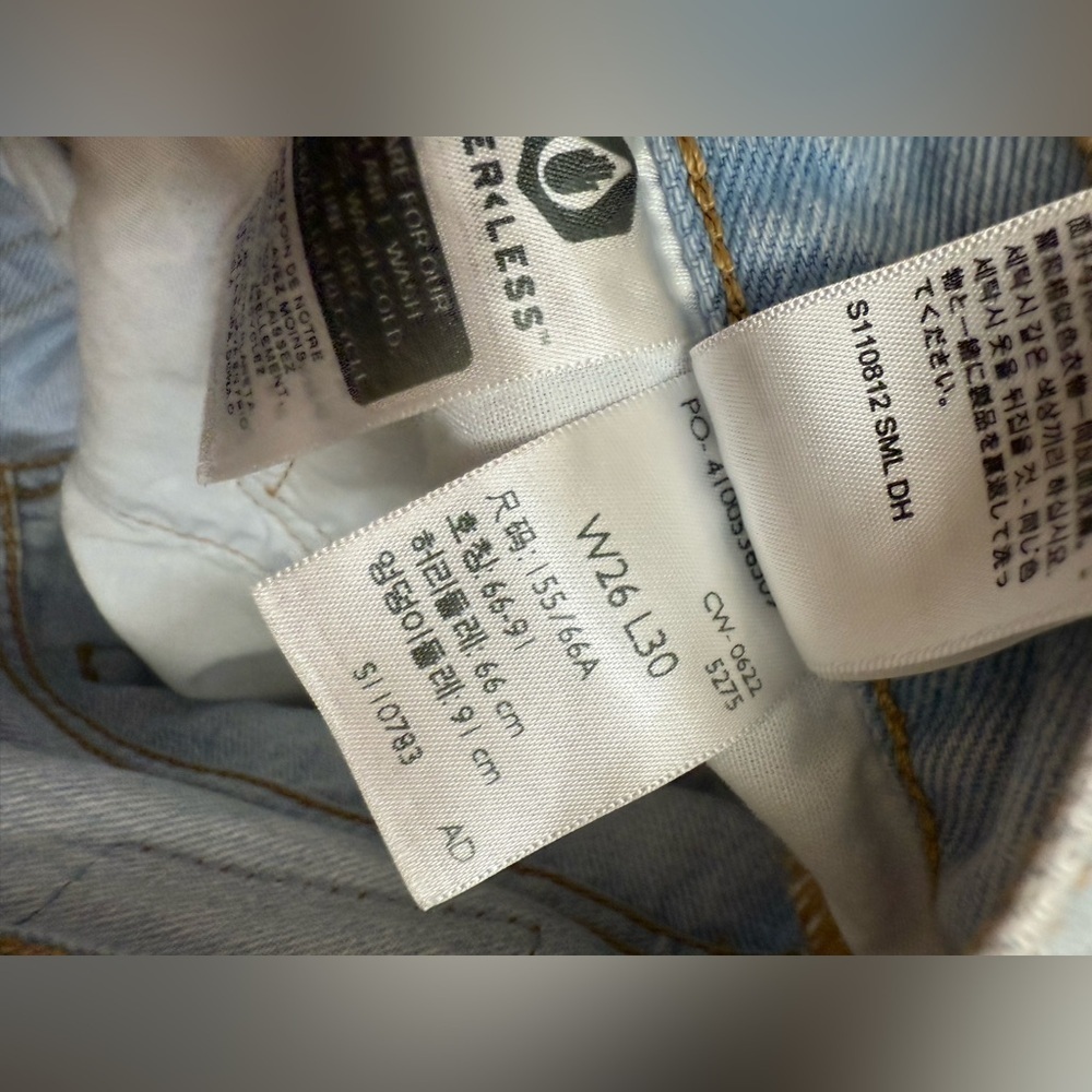 NEW Levi's Women's 501 Skinny Jeans Ojai Snow W26 L30 - Picture 7 of 8